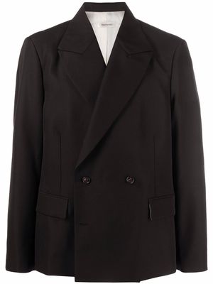There Was One double-breasted tailored jacket - Black