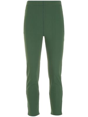 Gloria Coelho high-waisted skinny trousers - Green