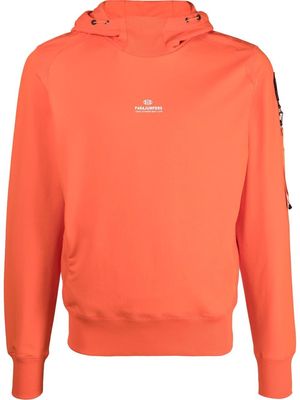 Parajumpers Electra logo-embroidery hoodie - Orange