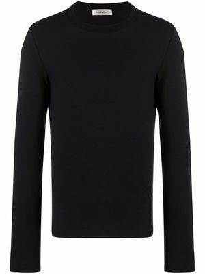 There Was One thumb hole long-sleeve T-shirt - Black