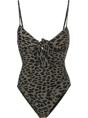 Zadig&Voltaire leopard-print swimsuit - Green
