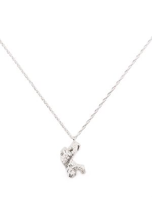 LOVENESS LEE K alphabet-charm necklace - Silver