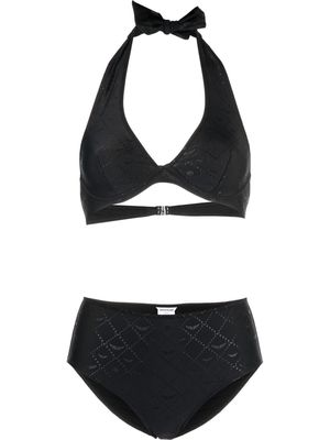 Zadig&Voltaire halterneck high-cut bikini - Black