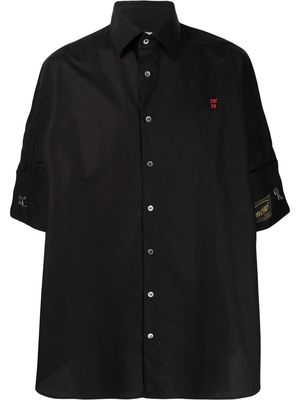 Raf Simons short-sleeve business shirt - Black