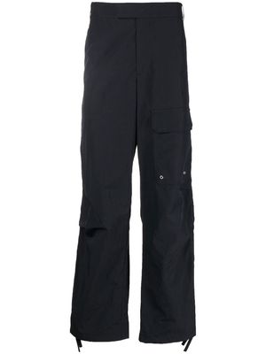 Helmut Lang patch-pocket loose fit trousers - Black