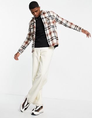 Bolongaro Trevor Olander check overshirt-Brown