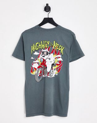 RIPNDIP highway to heck t-shirt in gray