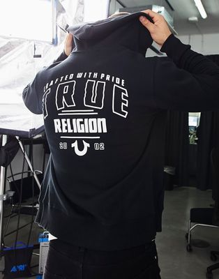 True Religion hoodie in black