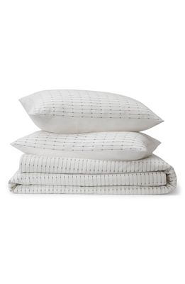 Casper Set of 2 Soft Grid Pillow Shams in Indigo
