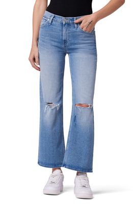 Hudson Jeans Rosie Ripped Wide Leg Jeans in Inspire Me