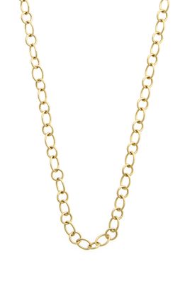 Temple St. Clair Ribbon Chain LInk Necklace in Yellow Gold