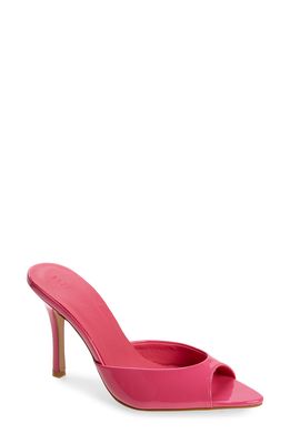 Billini The Mule Pointed Toe Slide Sandal in Pink Patent