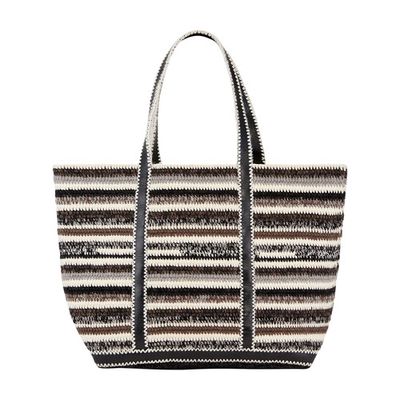 Knit L cabas tote