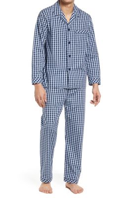 Majestic International Brighten Up Easy Care Cotton Blend Pajamas in Class Blue