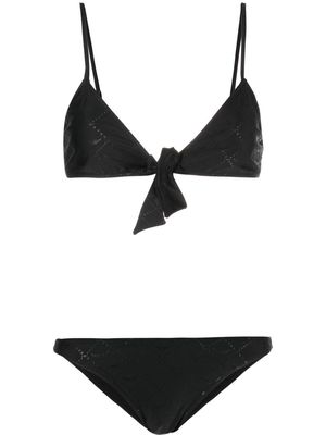 Zadig&Voltaire triangle front-tie bikini - Black