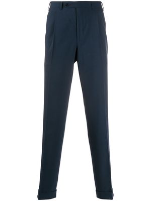 Canali straight-fit tailored trousers - Blue