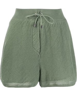 Brunello Cucinelli drawstring knitted shorts - Green