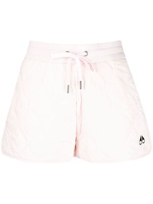 Moose Knuckles quilted recycled nylon shorts - Pink
