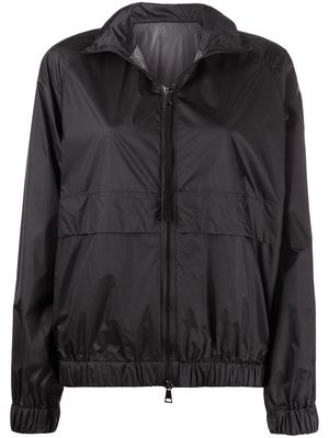 Moncler logo-patch zipped jacket - Black