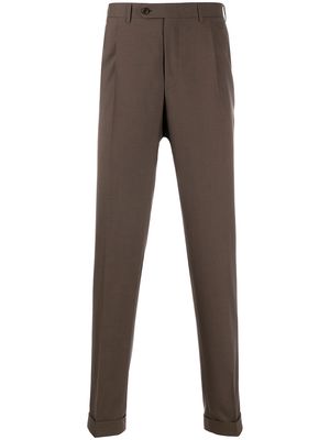 Canali tailored trousers - Brown