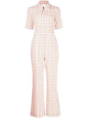 Alice McCall Say Anything check-print jumpsuit - Red