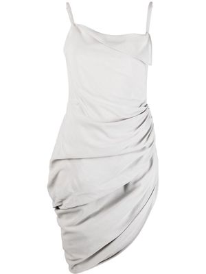 Jacquemus asymmetric open-back dress - Grey