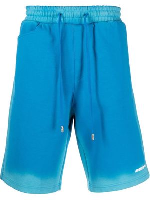 Ader Error straight-leg track shorts - Blue