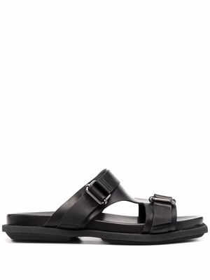 Premiata side buckle-detail sandals - Black