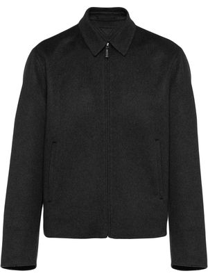 Prada shirt-style zip jacket - Black