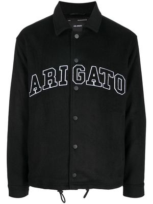 Axel Arigato Coach logo-letter shirt jacket - Black