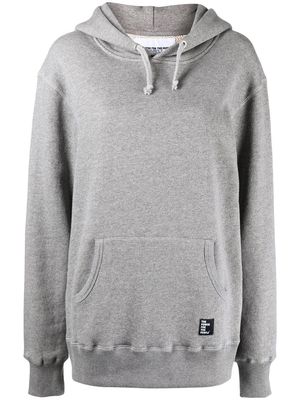 The Power for the People rear logo-print hoodie - Grey