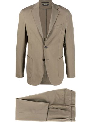 Z Zegna single-breasted two-peice suit - Green
