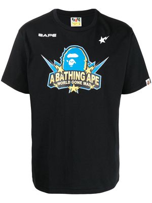 A BATHING APE® Team Logo-print T-shirt - Black