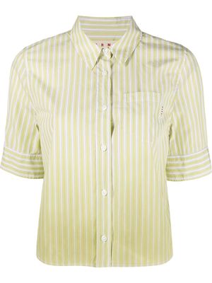 Marni gradient striped shirt - Yellow