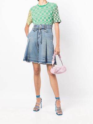 Andersson Bell tied-waist bermuda shorts - Blue