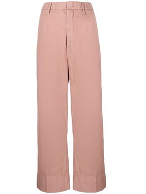 Nº21 flared cropped trousers - Pink