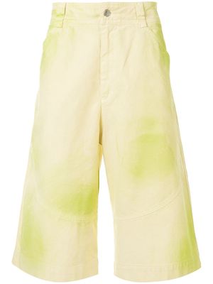 Jacquemus Terraio tie-dye shorts - Yellow