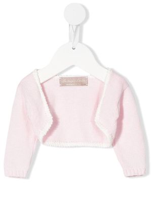 La Stupenderia knitted cotton cardigan - Pink