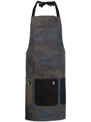 The Power for the People multiple-pocket detail apron - Multicolour
