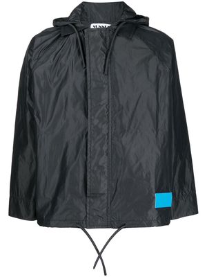 Sunnei logo-patch detail jacket - Black
