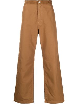Kenzo rear logo-patch trousers - Brown