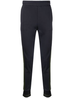 PS Paul Smith side-stripe tapered joggers - Blue