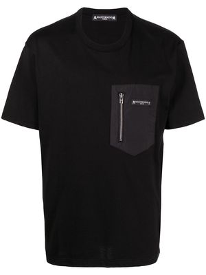 Mastermind World patch-pocket cotton T-shirt - Black