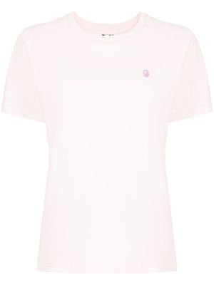 A BATHING APE® logo-print short-sleeved T-shirt - Pink