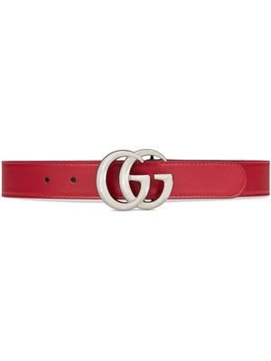 Gucci Kids GG logo belt - Red