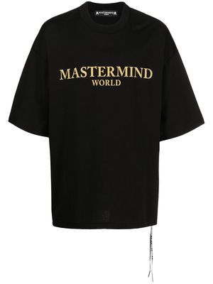 Mastermind World logo-print oversized T-shirt - Black