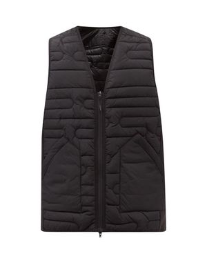 Y-3 - Cloud Quilted-shell Vest - Mens - Black