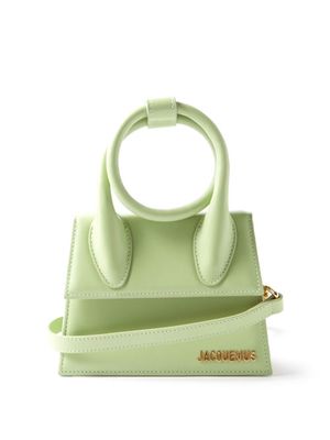 Jacquemus - Chiquito Naud Small Leather Bag - Womens - Light Green