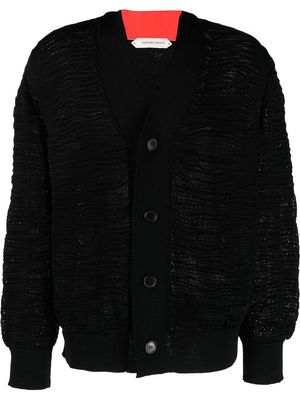 Namacheko graphic-detail cardigan - Black