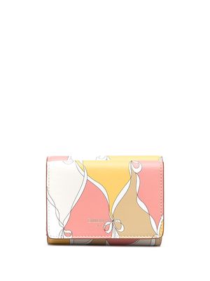 Emilio Pucci Losanghe print mini trifold wallet - Pink